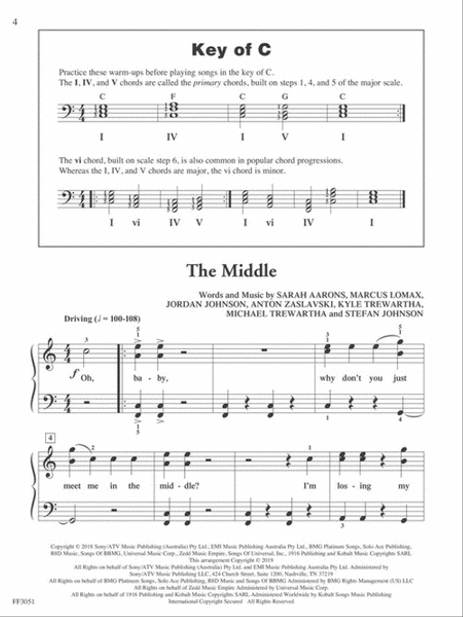 ChordTime® Piano Hits Piano Method scores gallery preview page 3