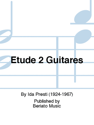 Book cover for Etude 2 Guitares
