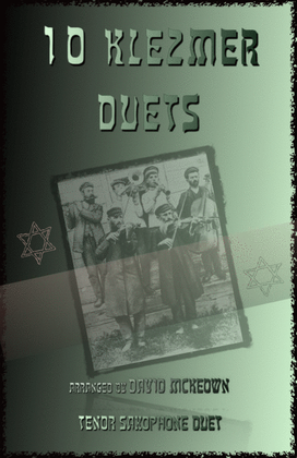 Book cover for 10 Klezmer Duets for Tenor Saxophone