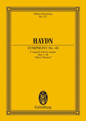 Book cover for Symphony No. 48 in C Major