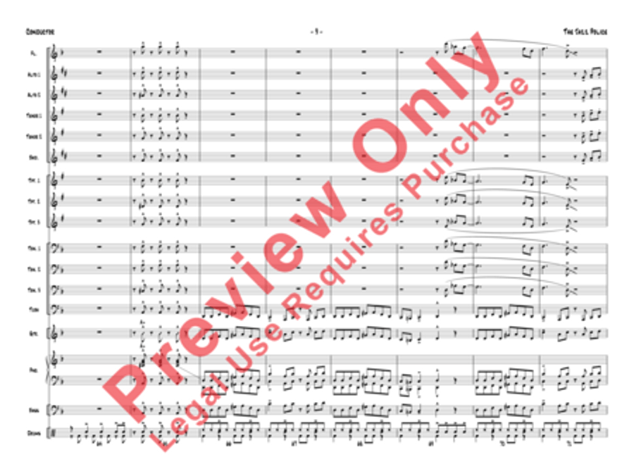 The Jazz Police Jazz Ensemble scores gallery preview page 12