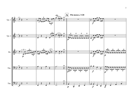 Argentinian National Anthem for Brass Quintet (MFAO World National Anthem Series) image number null