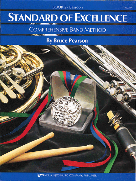 Standard of Excellence Book 2, Bassoon by Bruce Pearson Concert Band Methods - Sheet Music