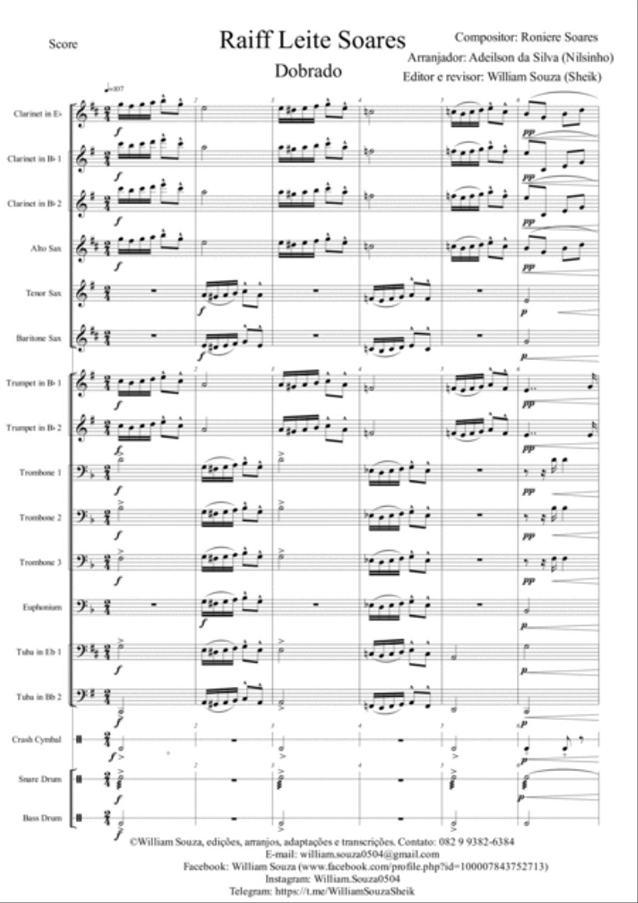 Raiff Leite Soares Marching Band scores gallery preview page 3