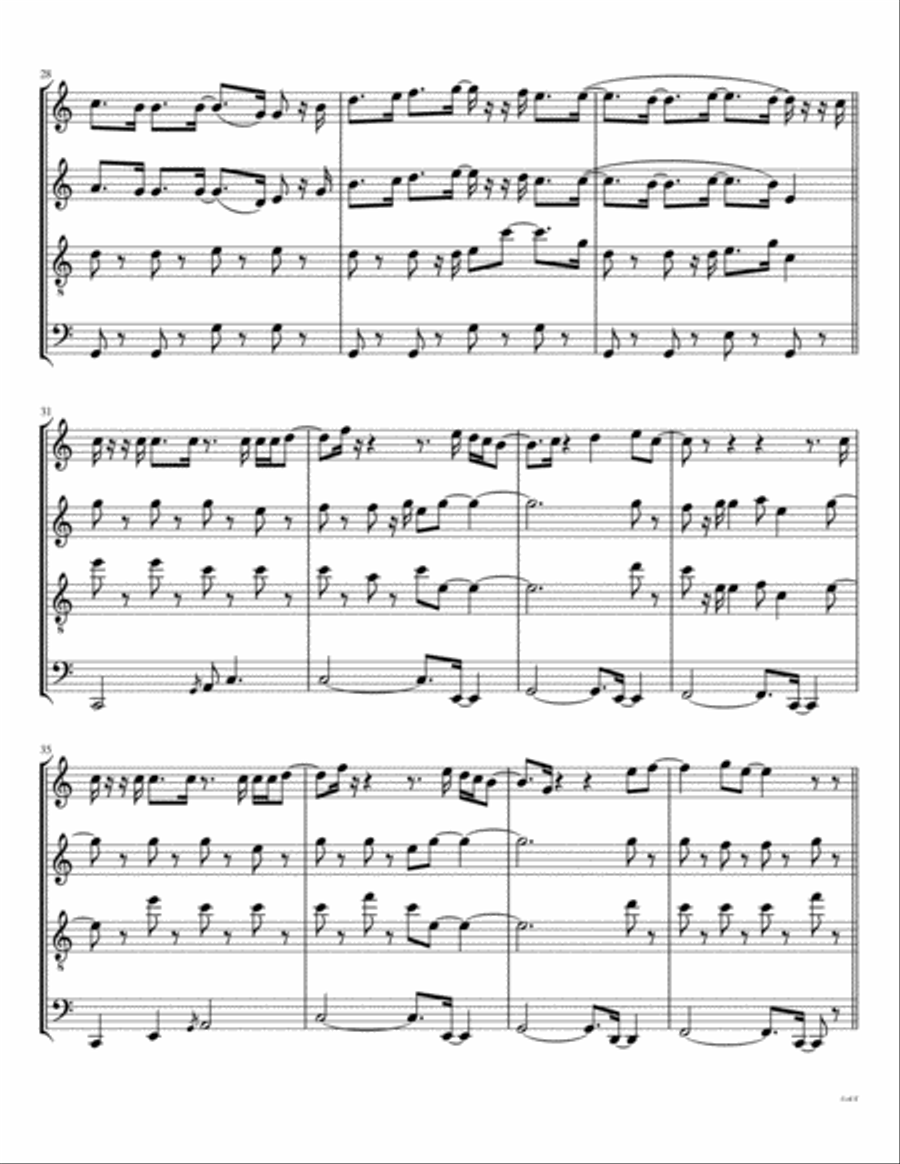 Getting Better Woodwind Quartet scores gallery preview page 5