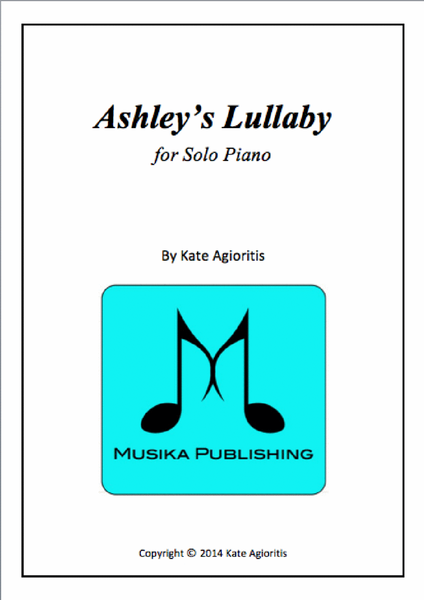 Ashley's Lullaby - for Solo Piano image number null