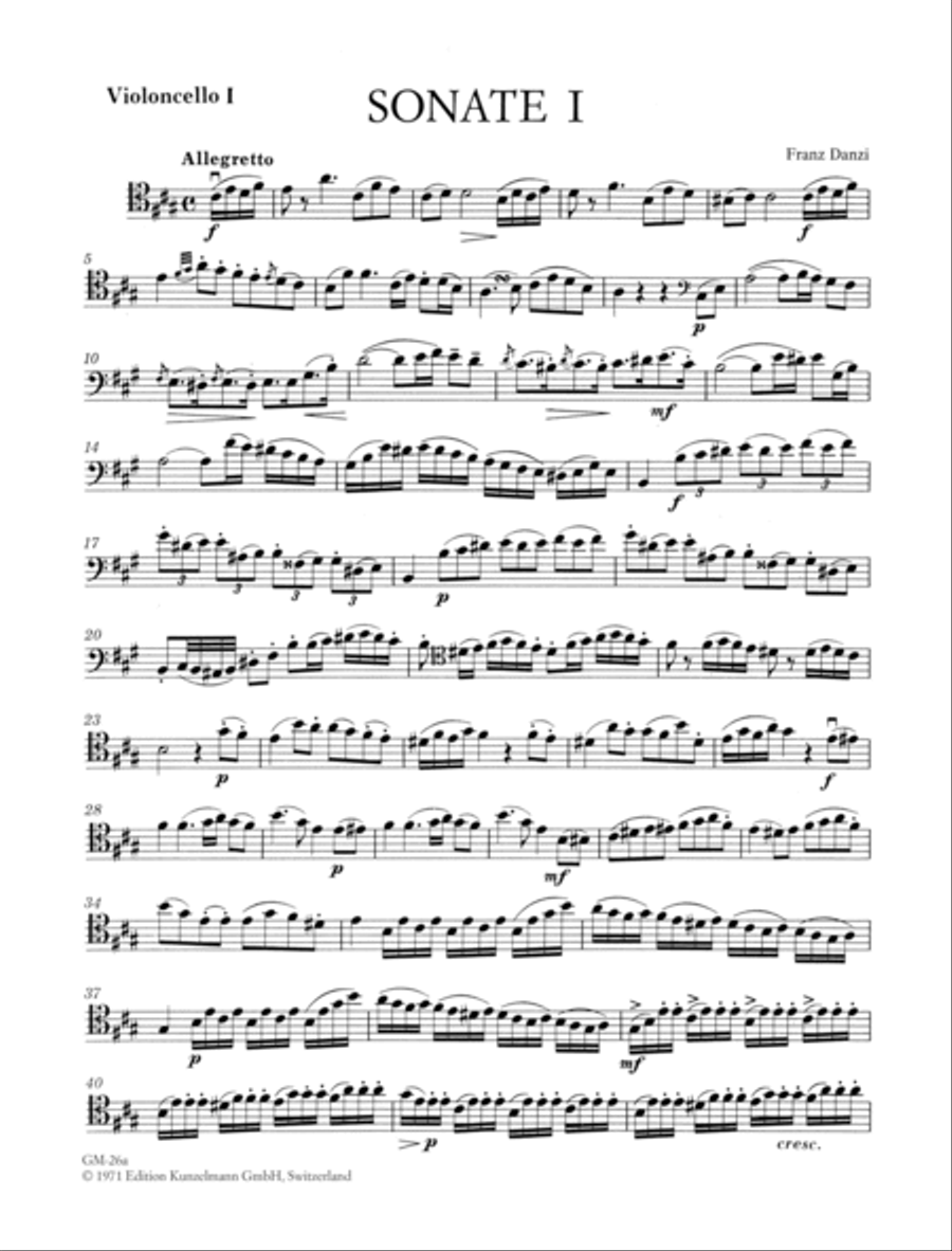 Sonata Set of Parts scores gallery preview page 2