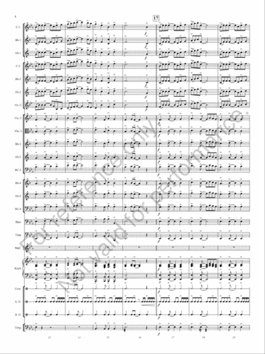 Ashland Park Concert Band scores gallery preview page 6