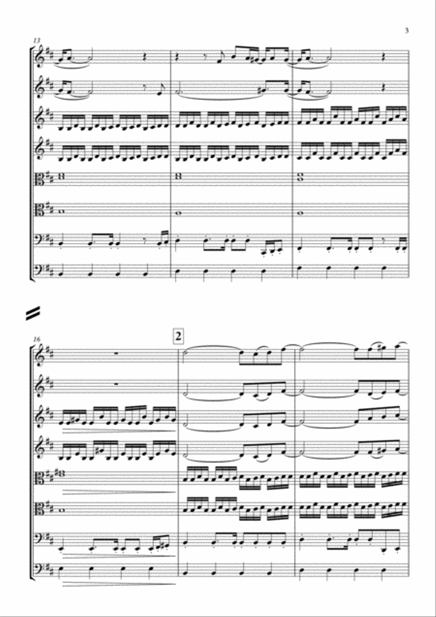 Get Lucky String Quartet scores gallery preview page 4