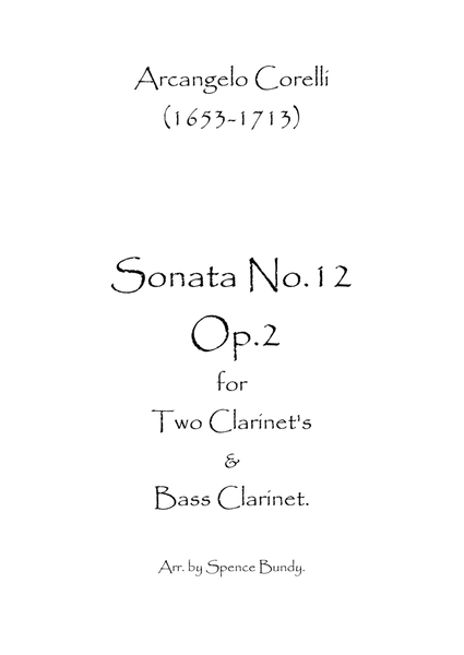 Sonata No.12 Op.2 image number null