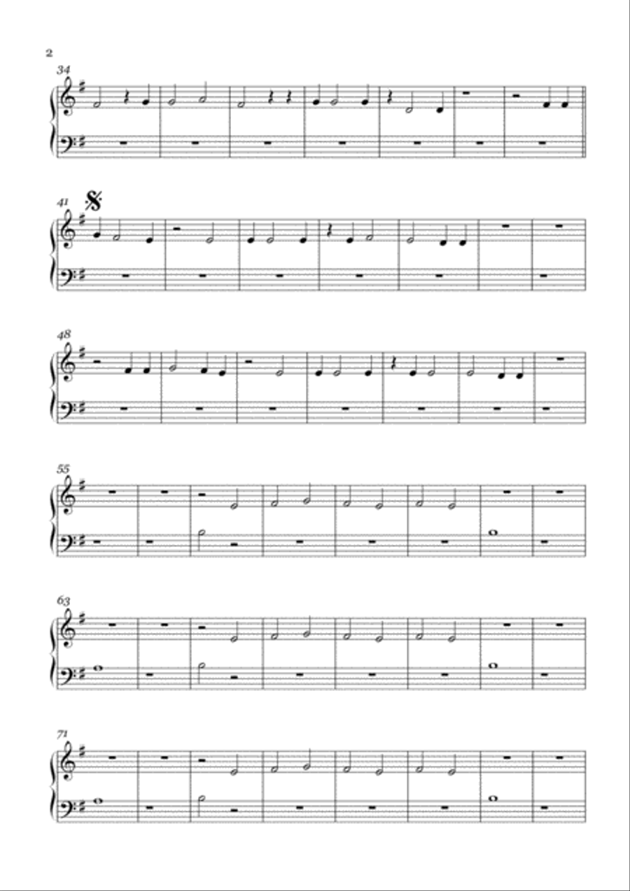 Cheap Thrills Easy Piano scores gallery preview page 2