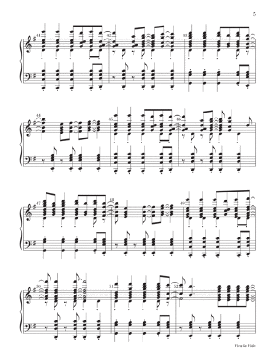 Viva la Vida 5-Octaves scores gallery preview page 17
