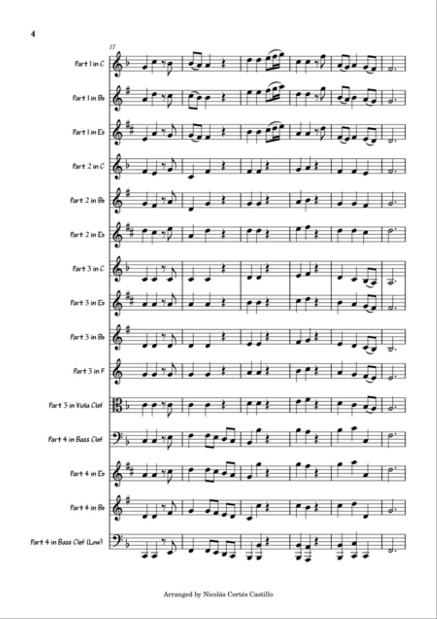 Handel - Lascia ch'io pianga - Flexible Instrumentation image number null