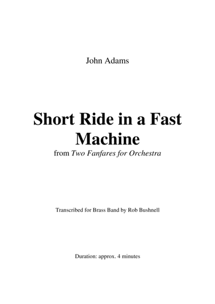 Short Ride in a Fast Machine from "Two Fanfares For Orchestra" (John Adams) - Brass Band