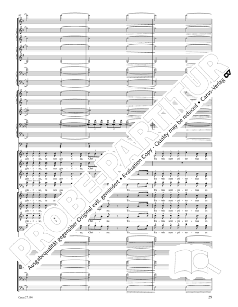 Te Deum Te Deum 4-Part scores gallery preview page 30