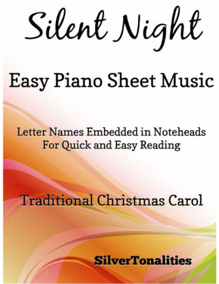 Book cover for Silent Night Easy Piano Sheet Music