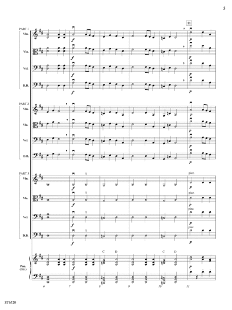 Gaelic Castle: Score String Orchestra scores gallery preview page 5