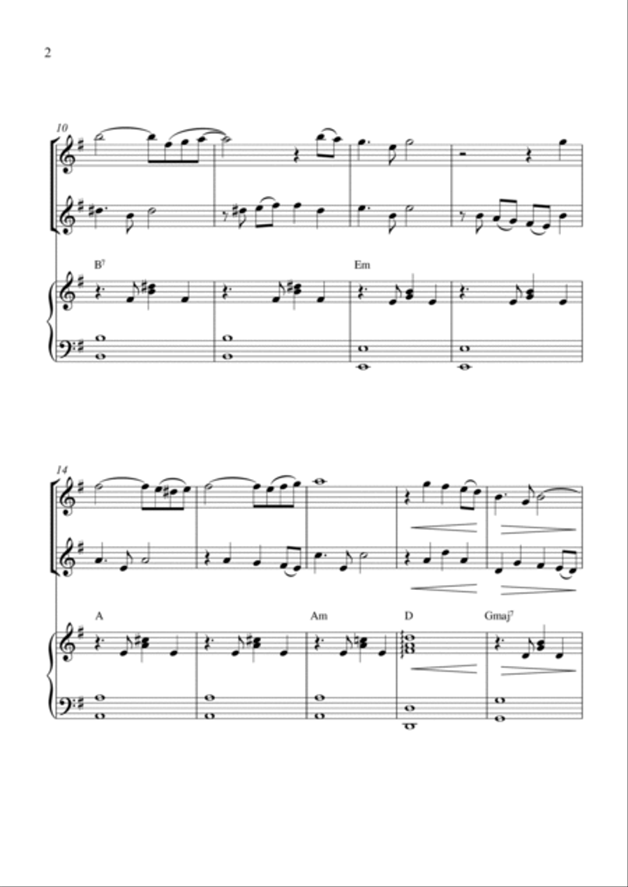 Summertime In Venice String Duet scores gallery preview page 2