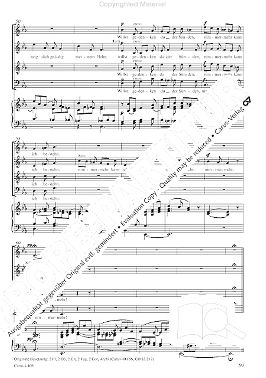 Choral collection Mendelssohn - editionchor Choir scores gallery preview page 60