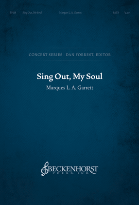 Book cover for Sing Out, My Soul (SATB)