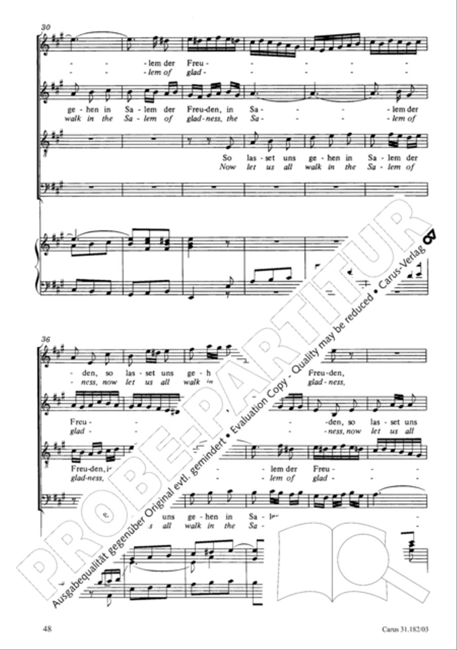 Himmelskonig, sei willkommen (King of heaven, be most welcome) ATB scores gallery preview page 48