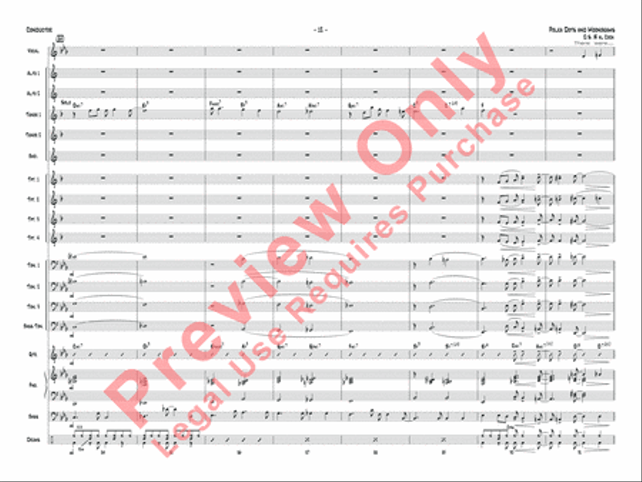 Polkadots and Moonbeams Jazz Ensemble scores gallery preview page 15