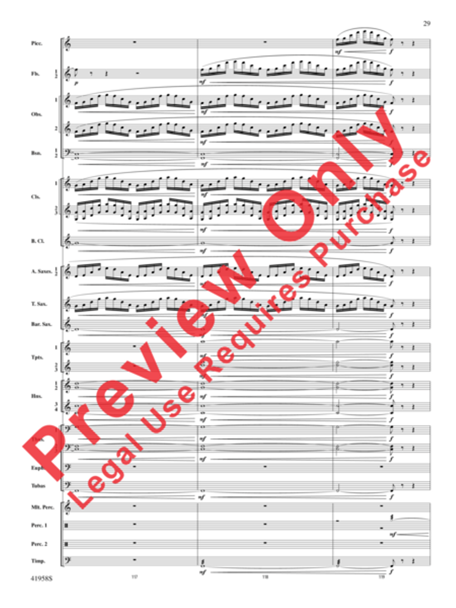 God's Country God's Country Concert Band scores gallery preview page 49
