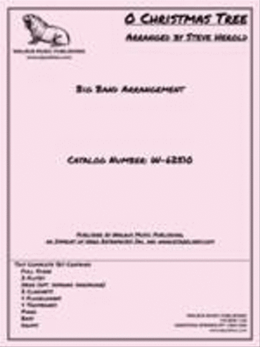 O Christmas Tree O Christmas Tree Big Band scores gallery preview page 1