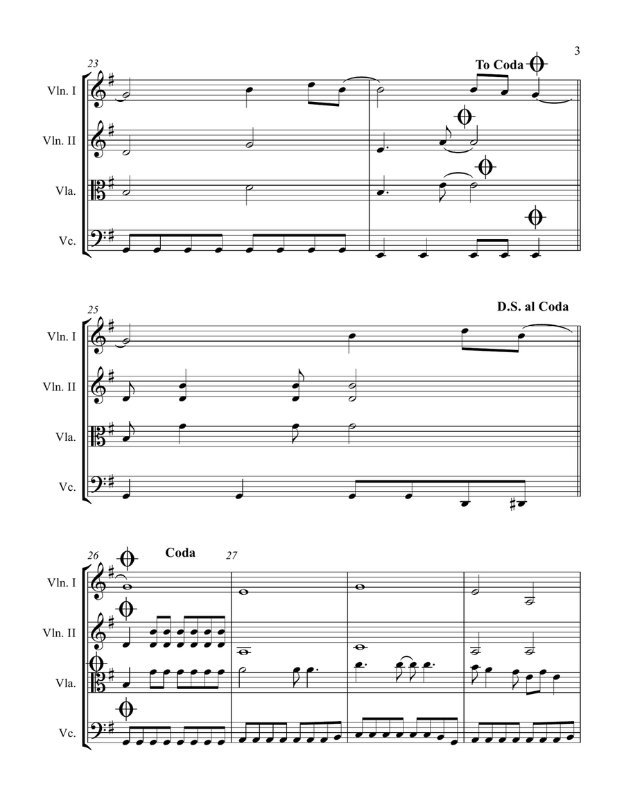 Come As You Are String Quartet scores gallery preview page 3
