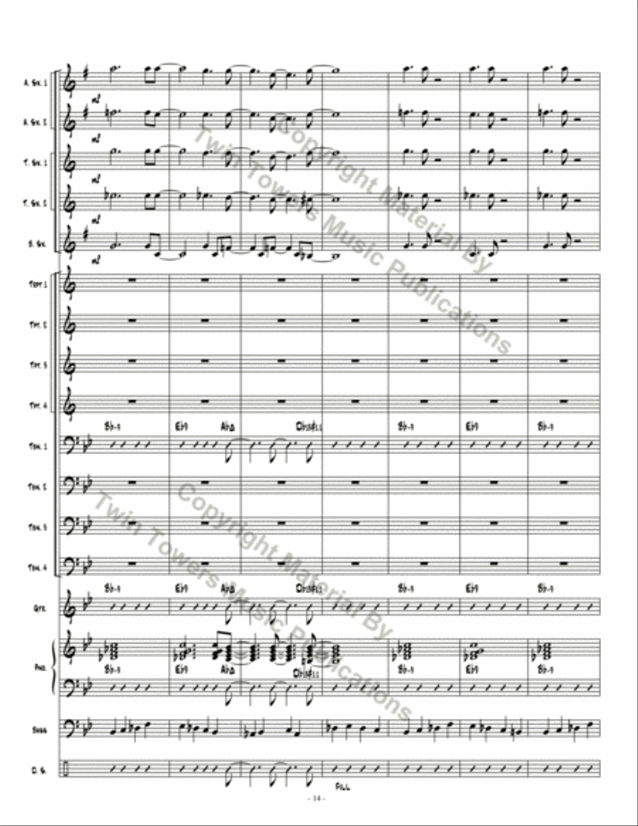 Ice is Nice Jazz Ensemble scores gallery preview page 15
