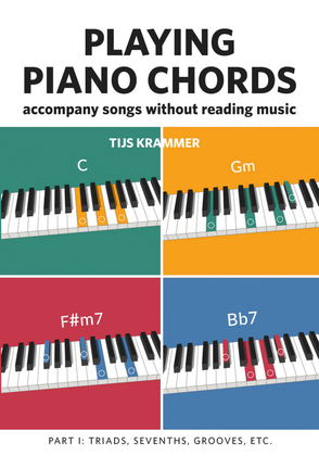 Book cover for Playing Piano Chords, part 1