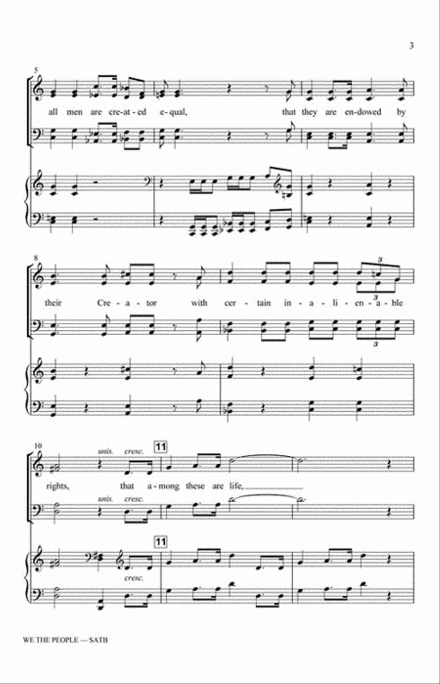 We the People We the People 4-Part scores gallery preview page 3