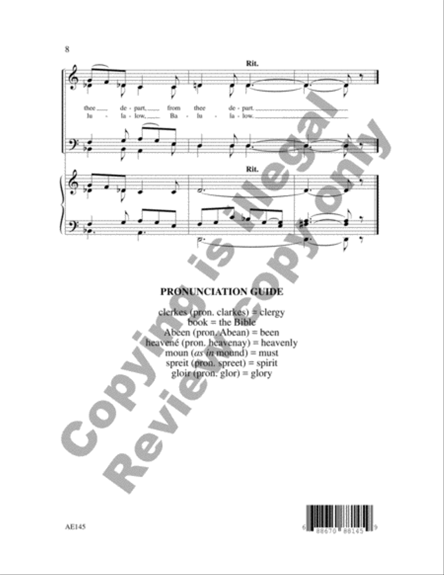 Two Carols Two Carols 4-Part scores gallery preview page 9