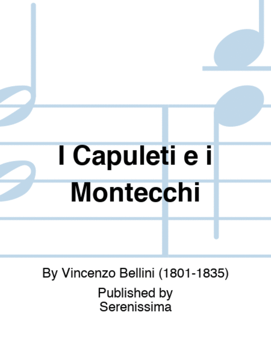 I Capuleti e i Montecchi Set of Parts scores gallery preview page 1