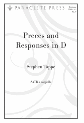 Book cover for Preces and Responses in D