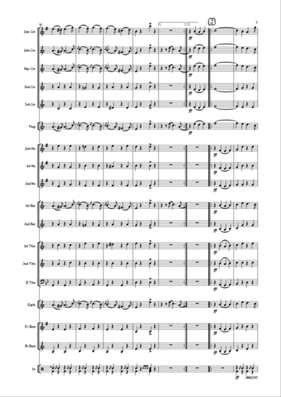 The Picadore - Brass Band March Brass Band scores gallery preview page 5