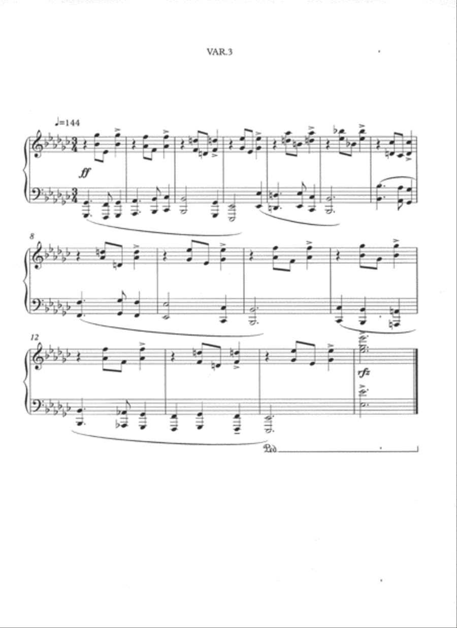 SUNSET SUNSET Piano Solo scores gallery preview page 5
