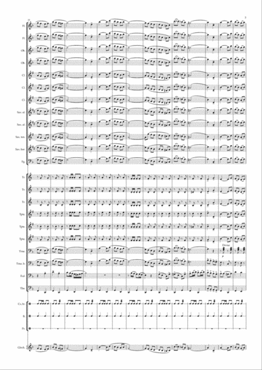 Antonio Cação Marching Band scores gallery preview page 3