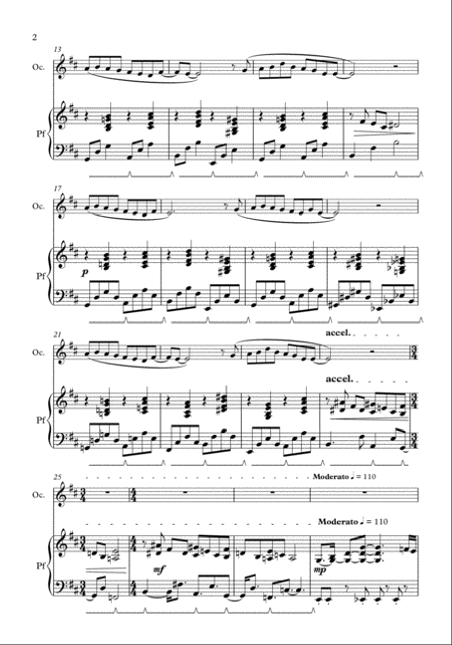 ONCE UPON TWO TIMES: ocarina and piano