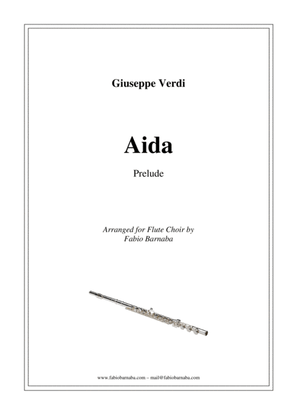 Book cover for Prelude from "Aida" - for Flute Choir