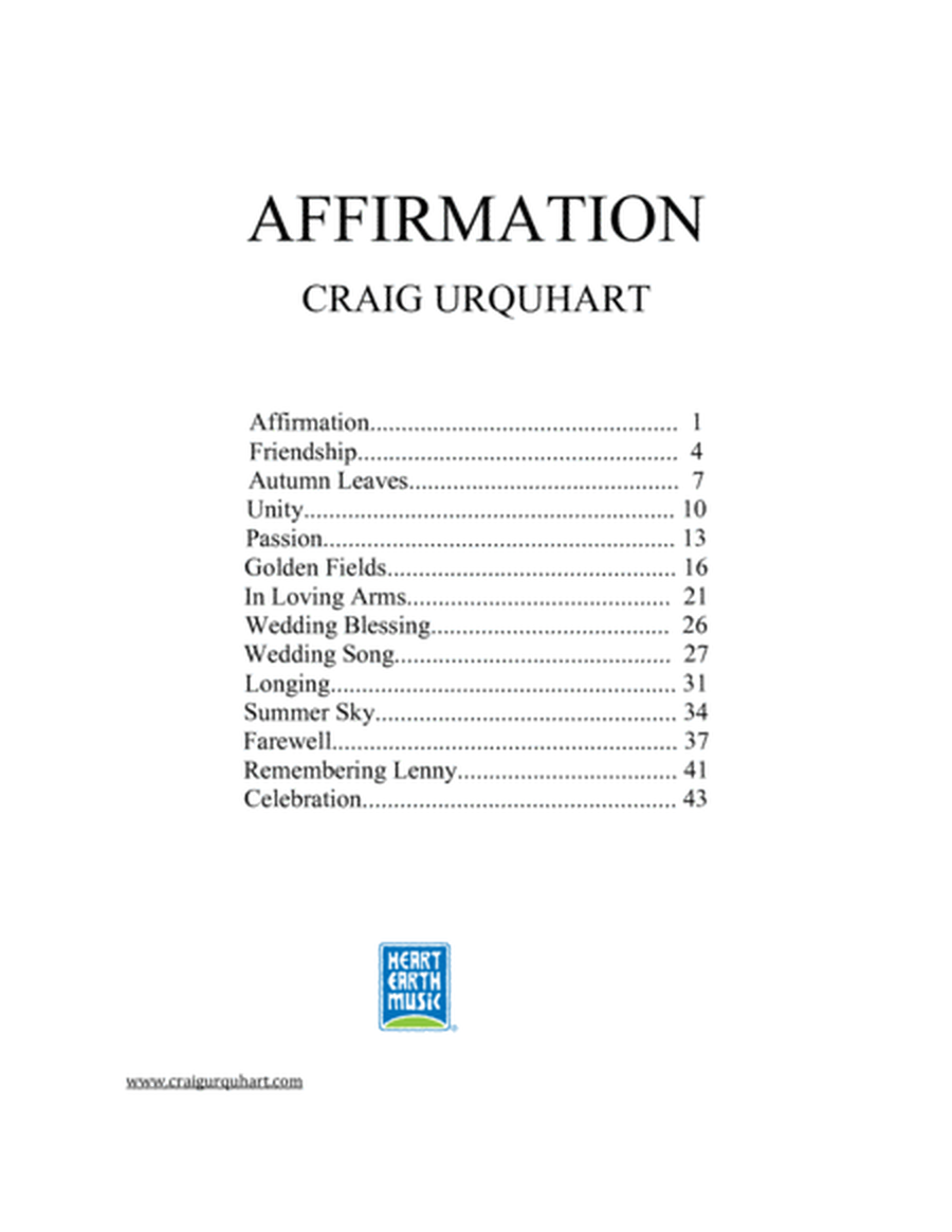 Craig Urquhart - AFFIRMATION (Complete album)