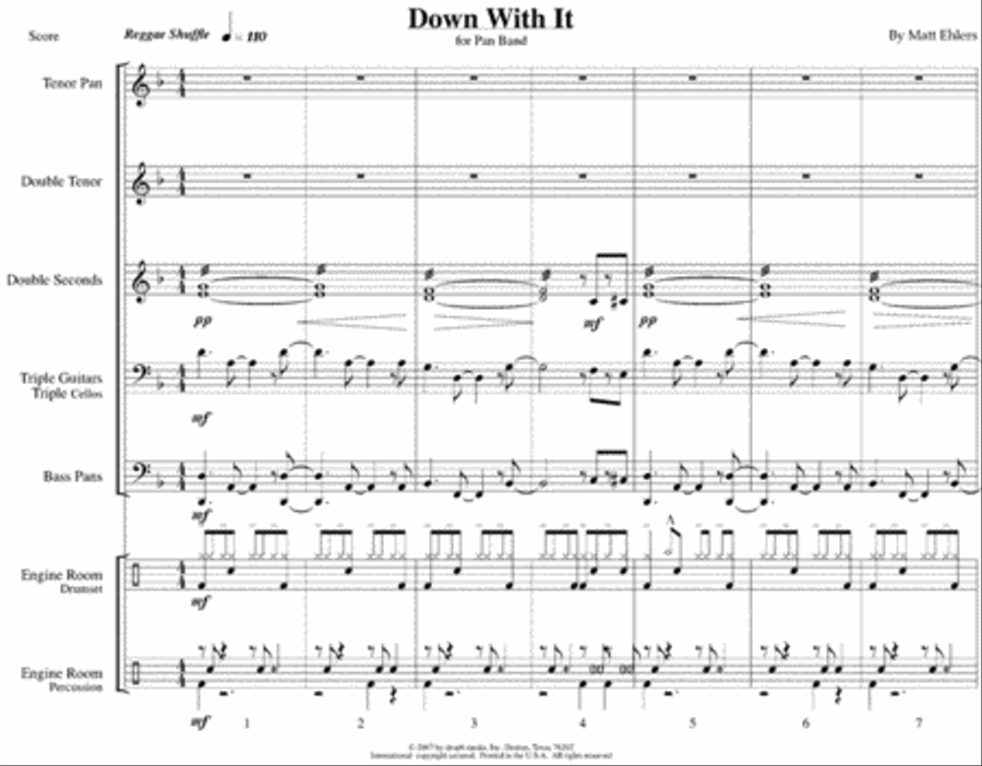 Down With It Steel Drum Band scores gallery preview page 2