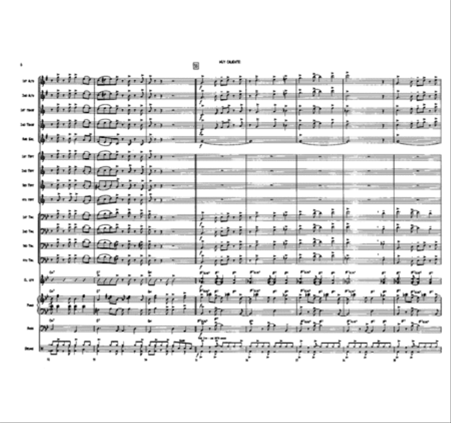 Muy Caliente! Jazz Ensemble scores gallery preview page 6