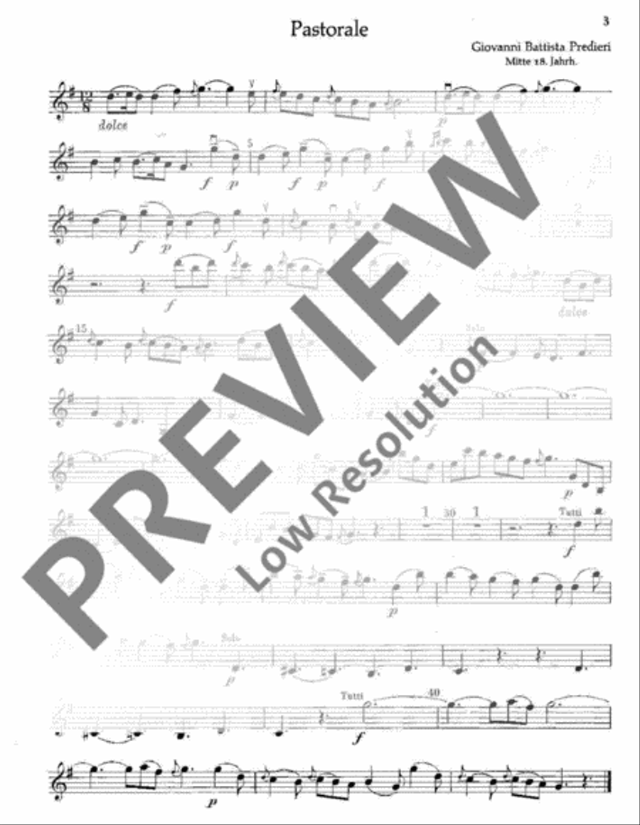 Weihnachtliche Sicilianen und Pastoralen Violin scores gallery preview page 4