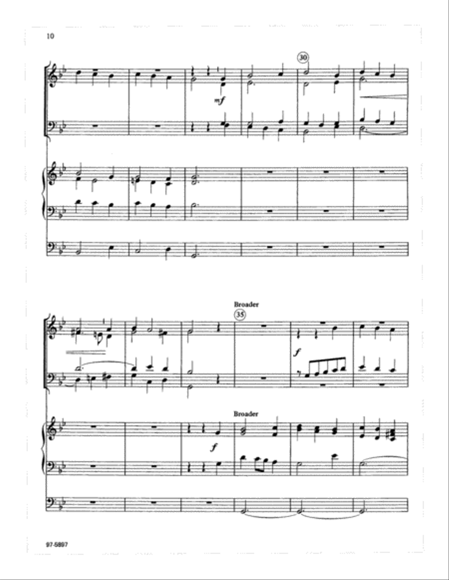 Three Hymns of Praise for Easter Trombone scores gallery preview page 9