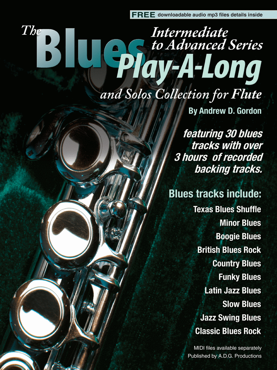 Blues Play-A-Long and Solos Collection for Flute Int/Adv Level Flute Solo scores gallery preview page 1