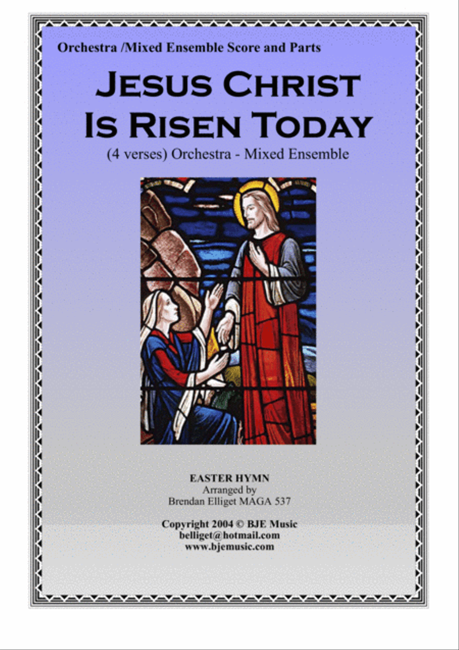 Jesus Christ Is Risen Today (Easter Hymn) - Orchestra or Mixed Ensemble Full Orchestra scores gallery preview page 1