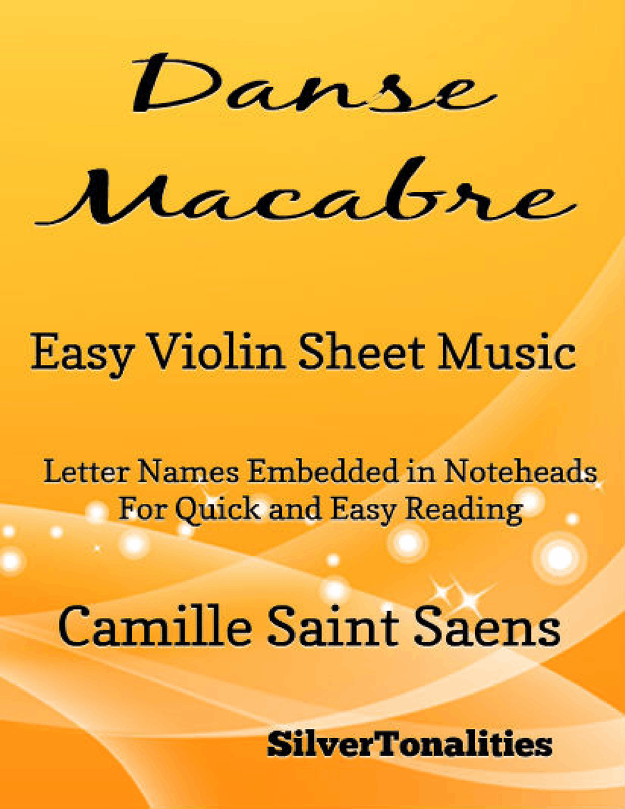 Danse Macabre Easy Violin Sheet Music Violin Solo scores gallery preview page 1