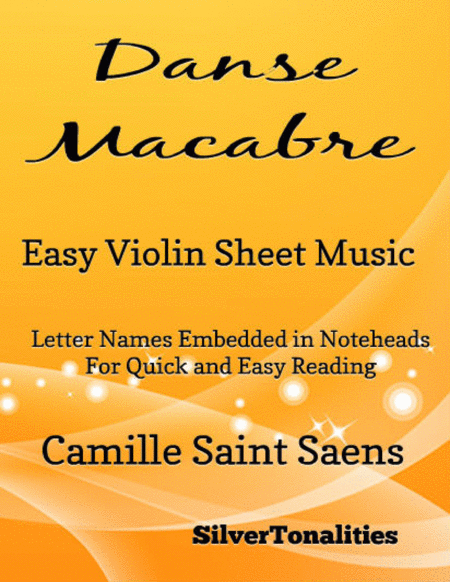 Danse Macabre Easy Violin Sheet Music
