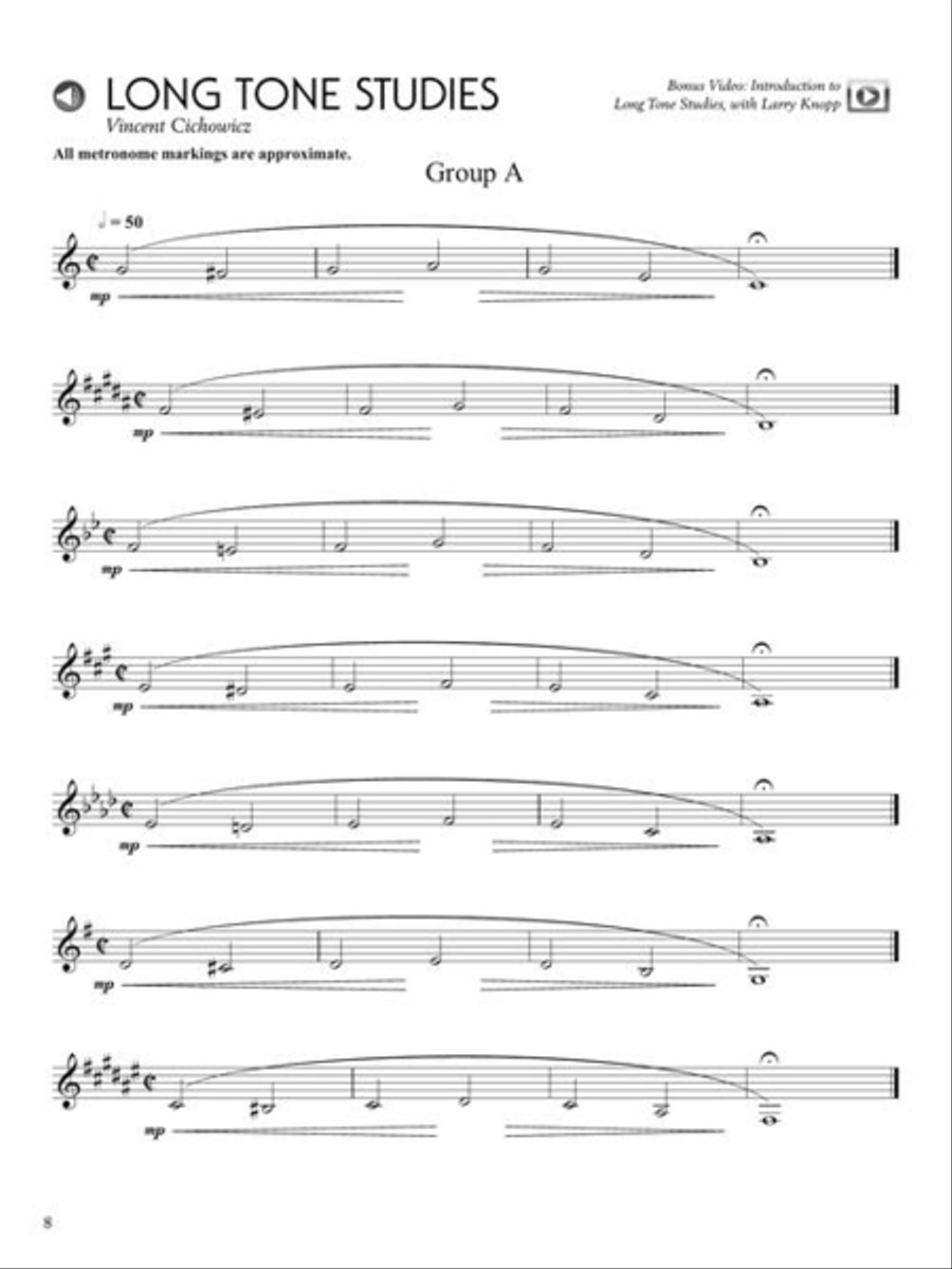 Vincent Cichowicz – Fundamental Studies for the Developing Trumpet Player Trumpet Solo scores gallery preview page 11